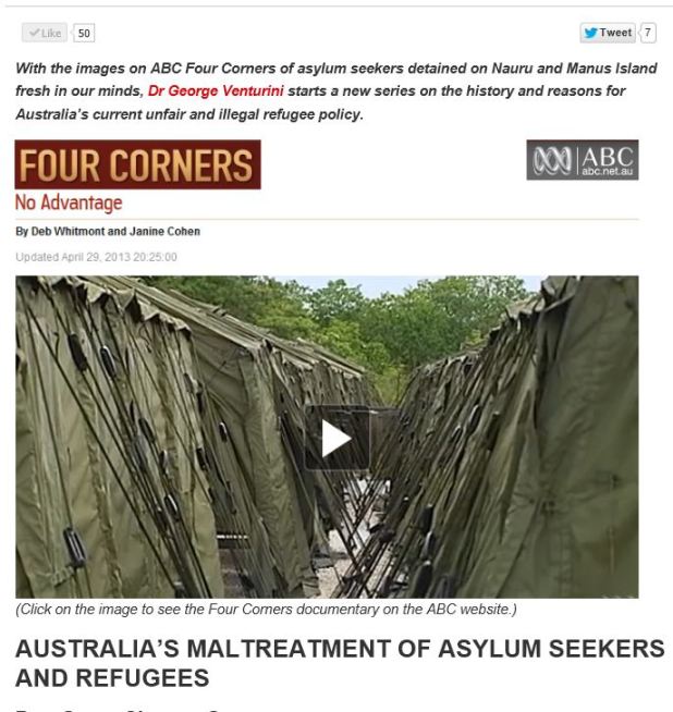 Dr Venturini on Independent Australia