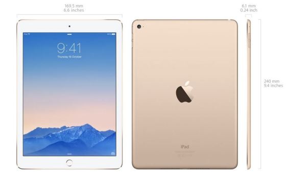 iPad 2 Air (Source: Apple.com.au