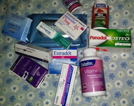 My selection of medicines