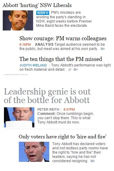 Headlines from the other side